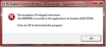 Windows 7 shutdown error