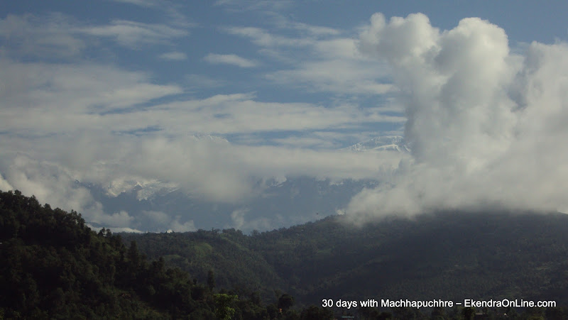 Glory with Machhapuchhre Himal in the Fishtail Range